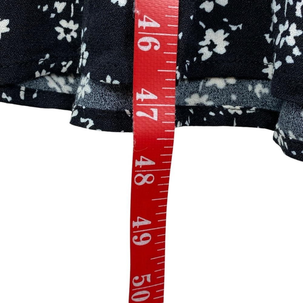 REFORMATION Locklin Floral Print Dress in Black Sz 4 Cottagecore Feminine Midi - Picture 15 of 15